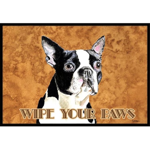 Carolines Treasures Carolines Treasures SC9140JMAT 24 x 36 in. Boston Terrier Indoor Or Outdoor Doormat SC9140JMAT - main
